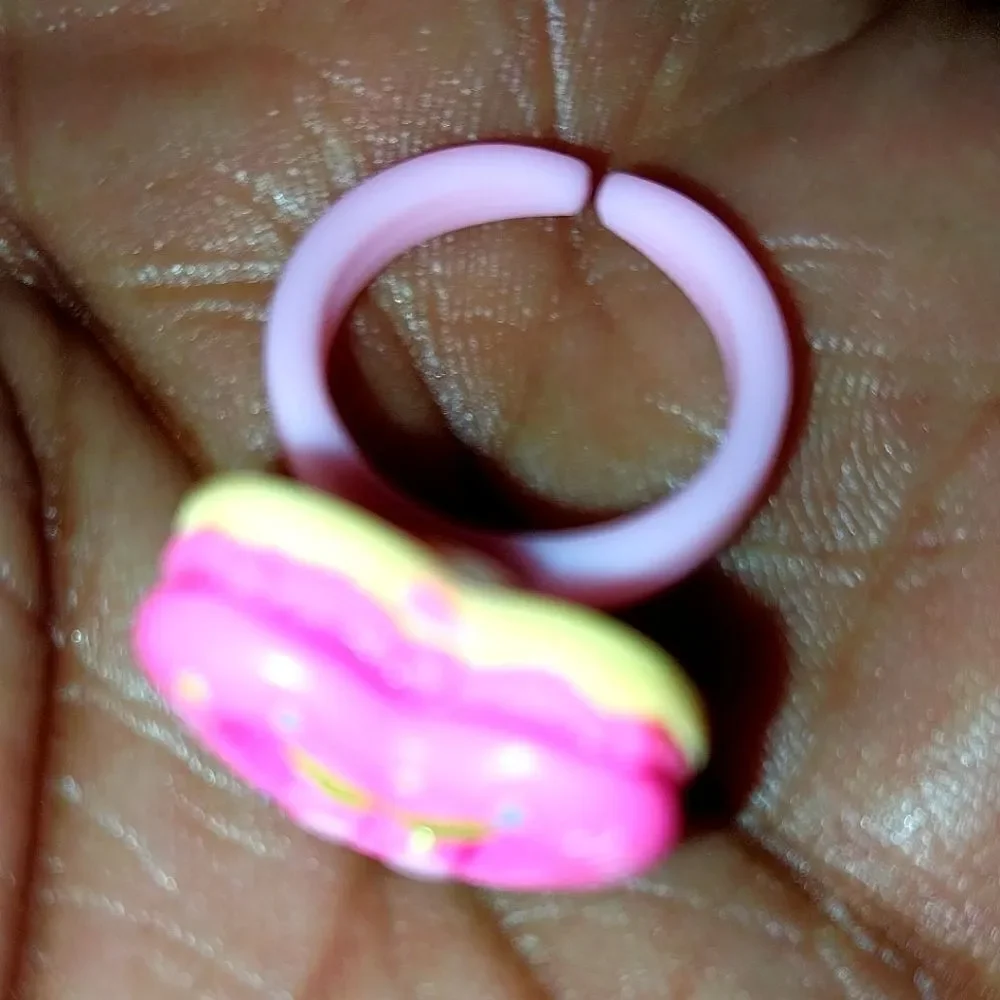 Super cute girls cartoon adjustable ring